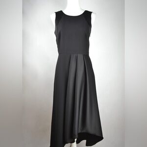 BANANA REPUBLIC: black formal dress, v neck back, side zipper, beautiful fit